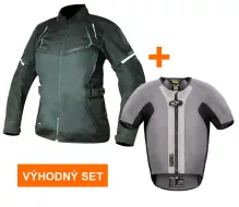 Výhodný set: Nazran Thron Tech-Air black/black dámská + Alpinestars Tech-Air 5 vesta