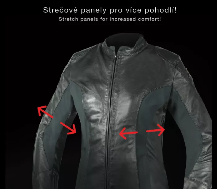 Dámská kožená bunda Nazran Lora 2.0 black woman jacket