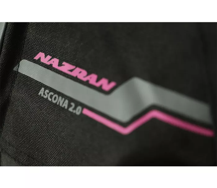 Dámská bunda Nazran Ascona 2.0 black/white/pink Tech-air compatible