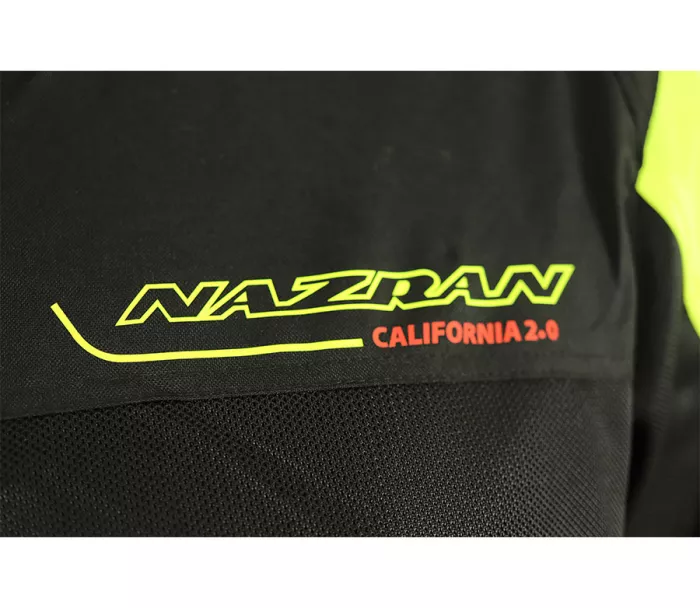 Bunda na moto Nazran California 2.0 black/fluo Tech-air compatible