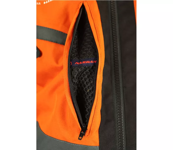 Bunda na moto Nazran Cavell Dakar orange/grey Tech-Air® compatible