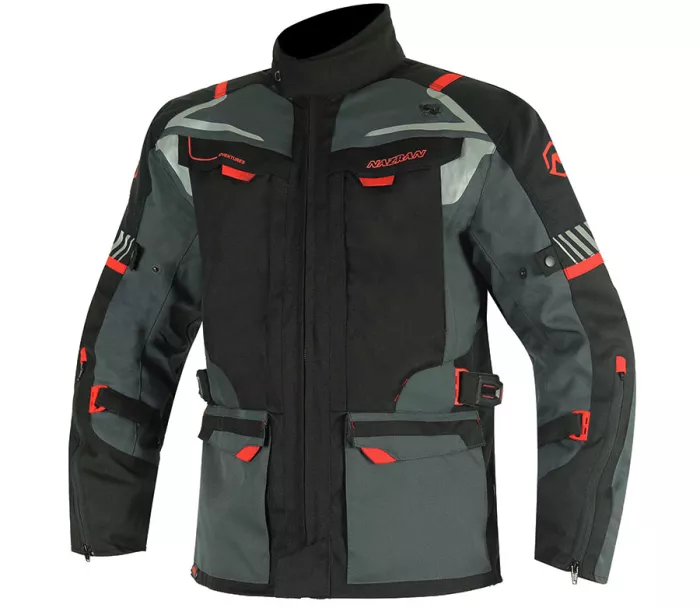 Bunda na moto Nazran Moritz 2.0 black/grey vel. 2XL