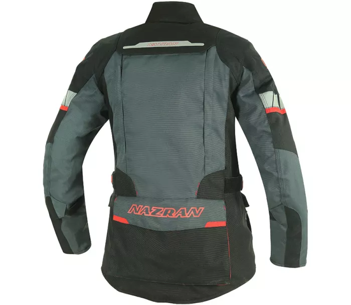 Dámská bunda na moto Nazran Moritz 2.0 black/grey vel. 3XL