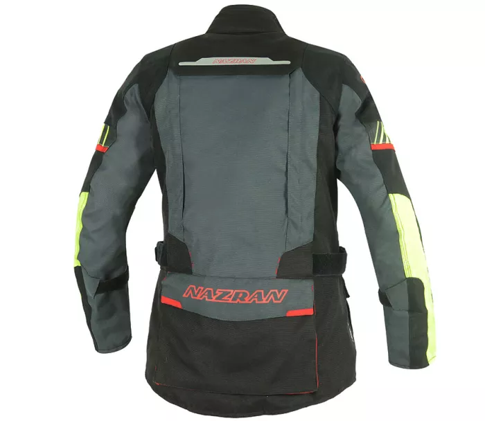 Dámská bunda na moto Nazran Moritz 2.0 black/grey/fluo