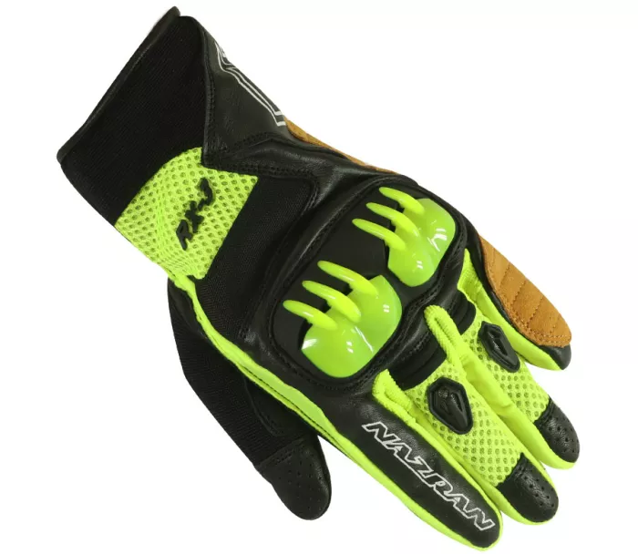 Rukavice na moto Nazran RX-3 2.0 black/fluo