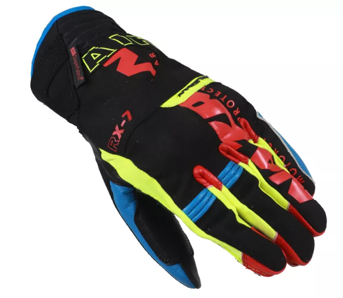 Rukavice na moto Nazran RX-7 2.0 black/blue/red