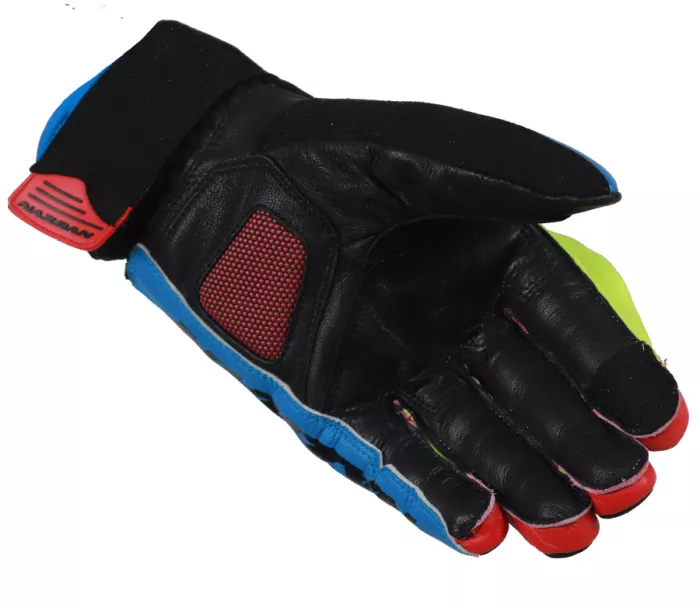 Rukavice na moto Nazran RX-7 2.0 black/blue/red