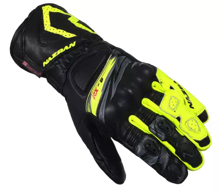 Rukavice na moto Nazran RX-8 2.0 black/fluo