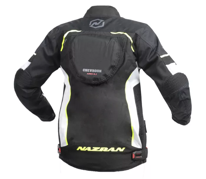 Dámská bunda Nazran Ascona 2.0 black/white/fluo Tech-air compatible