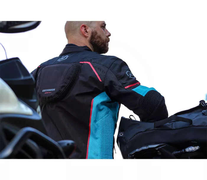 Bunda na moto Nazran Ascona 2.0 blue/black men jacket Tech-air compatible