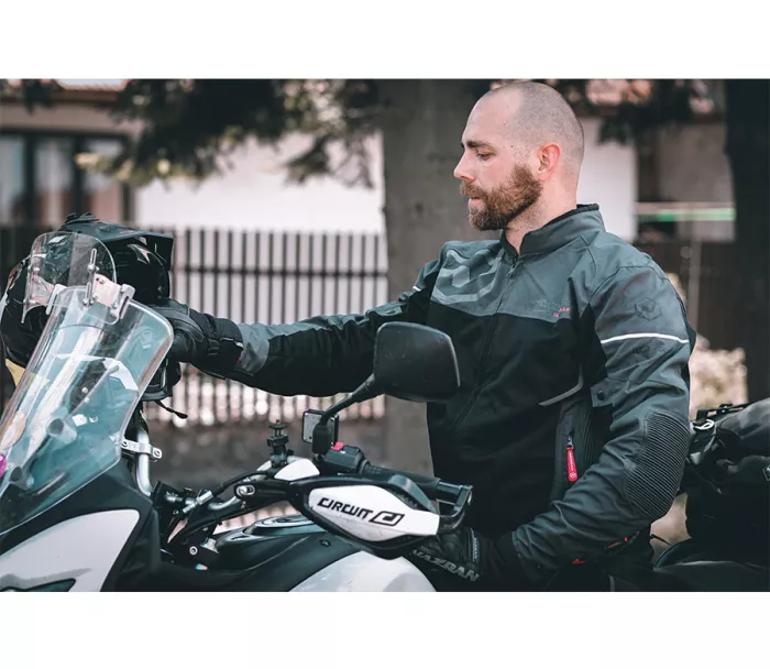Bunda na moto Nazran California 2.0 black/grey Tech-air compatible