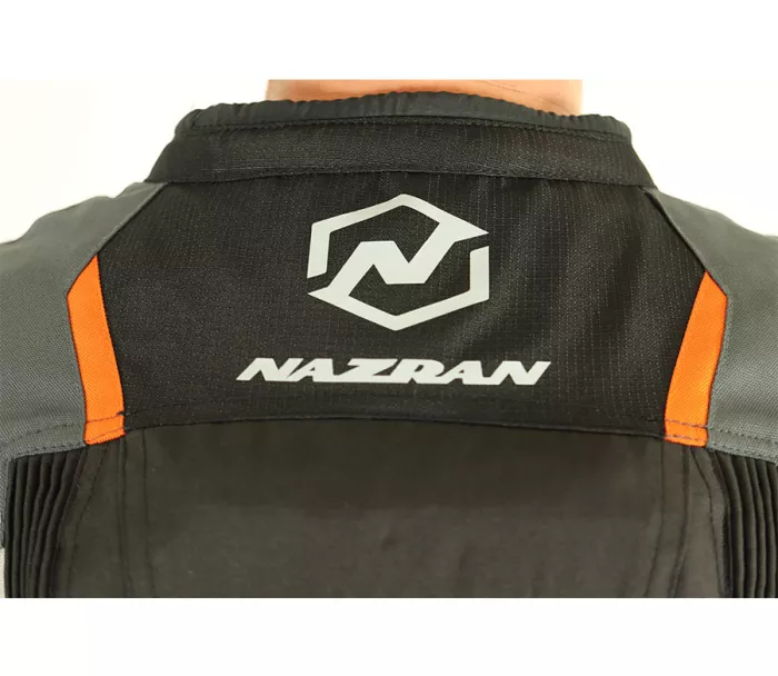 Bunda na moto Nazran Cavell Dakar orange/grey Tech-Air® compatible