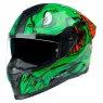 Helma na motorku Nexx SX.100R Abisal green/red