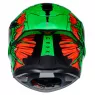 Helma na motorku Nexx SX.100R Abisal green/red