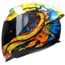 Helma na motorku Nexx SX.100R Abisal yellow/blue