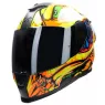 Helma na motorku Nexx SX.100R Abisal yellow/blue