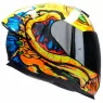 Helma na motorku Nexx SX.100R Abisal yellow/blue