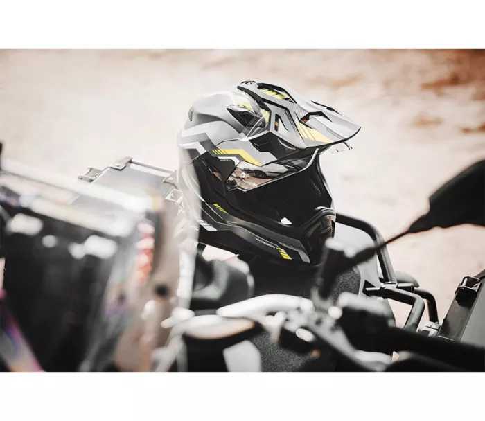 Helma na moto NEXX X.WED 2 COLUMBUS grey/neon MT