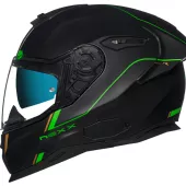 Helma na moto NEXX SX.100R FRENETIC green/black MT