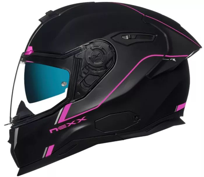 Helma na moto NEXX SX.100R FRENETIC pink/black MT