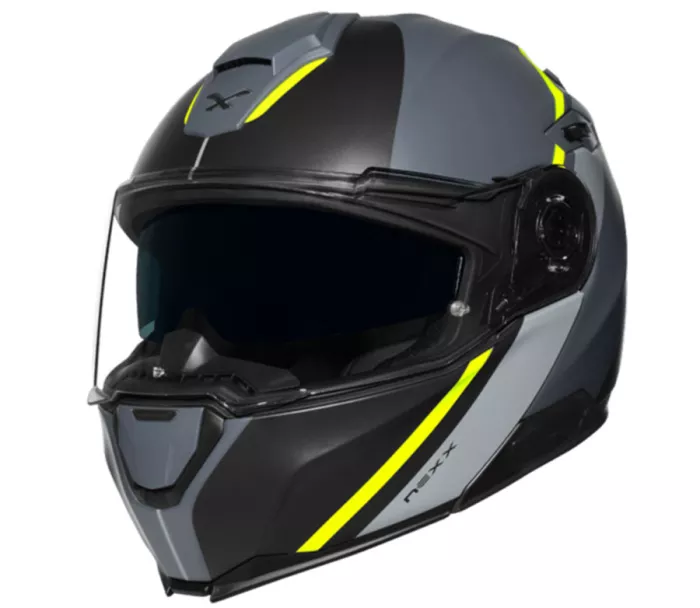 Helma na moto NEXX X.VILITUR STIGEN grey/neon MT vel. 2XL