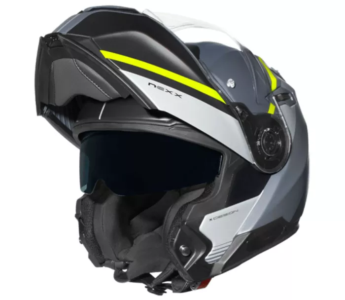 Helma na moto NEXX X.VILITUR STIGEN grey/neon MT vel. 2XL