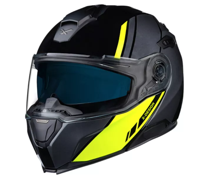 Helma na motorku Nexx X.Vilitur Hi-Viz neon/grey