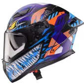 Helma Caberg Drift Evo II Nobo matt black/red fluo/blue/purple