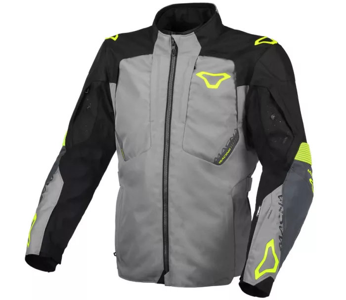 Bunda Macna Notch grey/black/fluo yellow men jacket