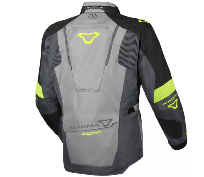 Bunda Macna Notch grey/black/fluo yellow men jacket