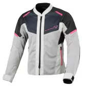 Dámská bunda Macna Orcano 2.0 light grey/black/pink