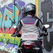Dámská bunda Macna Orcano 2.0 light grey/black/pink