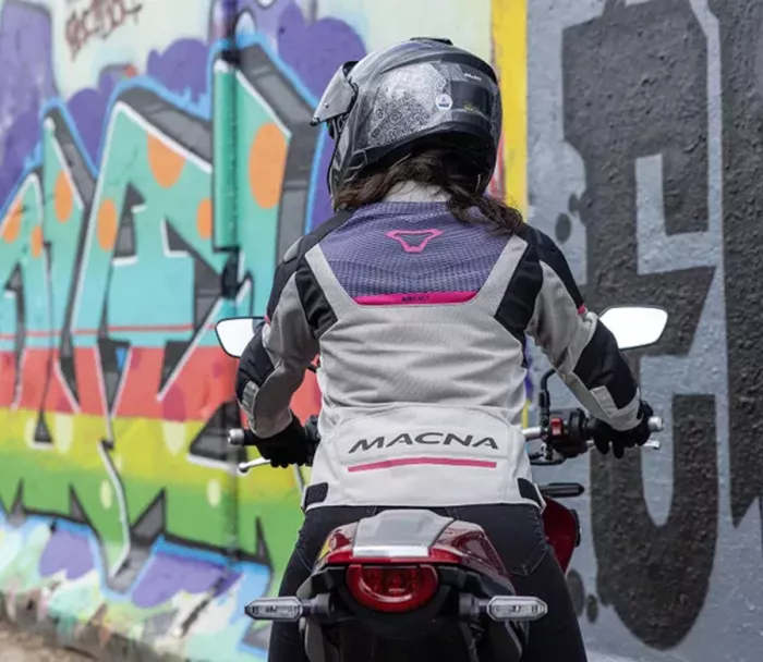Dámská bunda Macna Orcano 2.0 light grey/black/pink