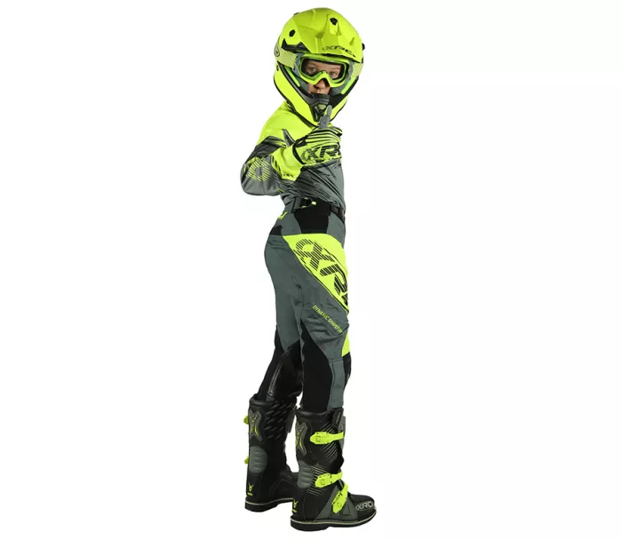 Dětské MX kalhoty XRC MX Pablo Youth pants fluo/grey