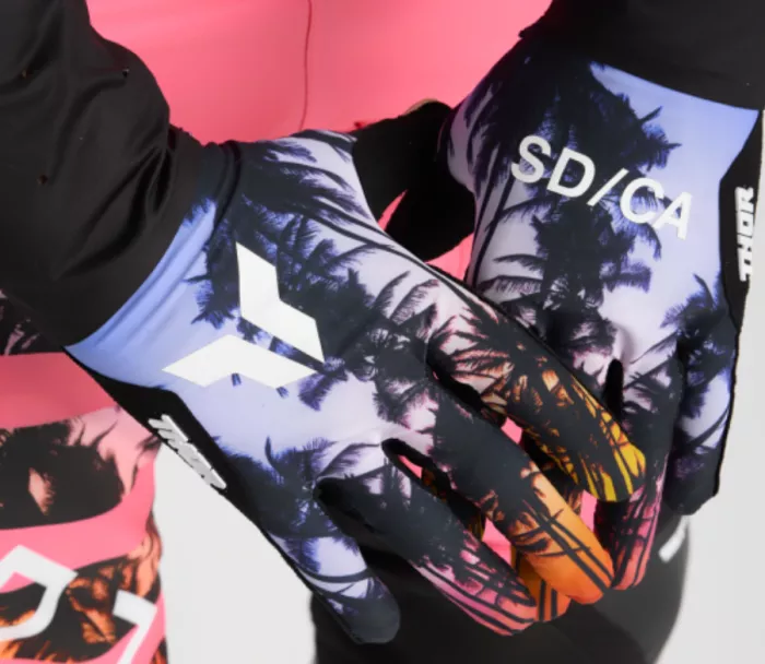 Thor 3330 - 8285 Sportmode Palms rukavice black vel.M