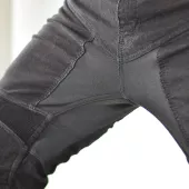 Kevlarové džíny na moto Trilobite Parado black SLIM (prodloužené)
