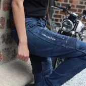 Dámské džíny na moto Trilobite Parado doublelayer AAAA slim fit blue level 2