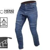 Pánské kalhoty na moto Trilobite Parado monolayer AAA slim fit blue (Zkrácené)
