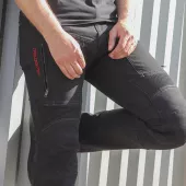 Pánské džíny na motocykl Trilobite Parado skinny fit black level 2