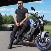 Pánské džíny na motocykl Trilobite Parado skinny fit black level 2