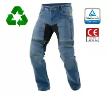 Kevlarové džíny na moto Trilobite 661 Parado Recycled blue SLIM (prodloužené)