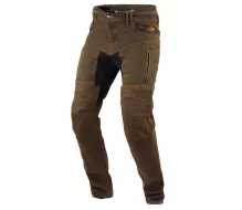 Kevlarové džíny na motorku Trilobite Parado rusty brown Slim Fit (prodloužené)