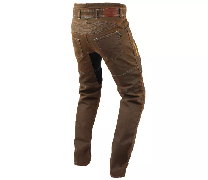 Kevlarové džíny na motorku Trilobite Parado rusty brown Slim fit