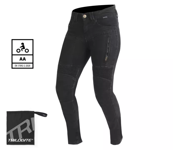 Dámské džíny Trilobite Parado skinny fit black level 2