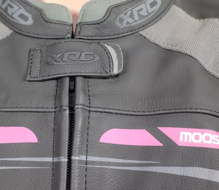 Dámská bunda XRC Moos ladies leather jacket blk/pink/grey