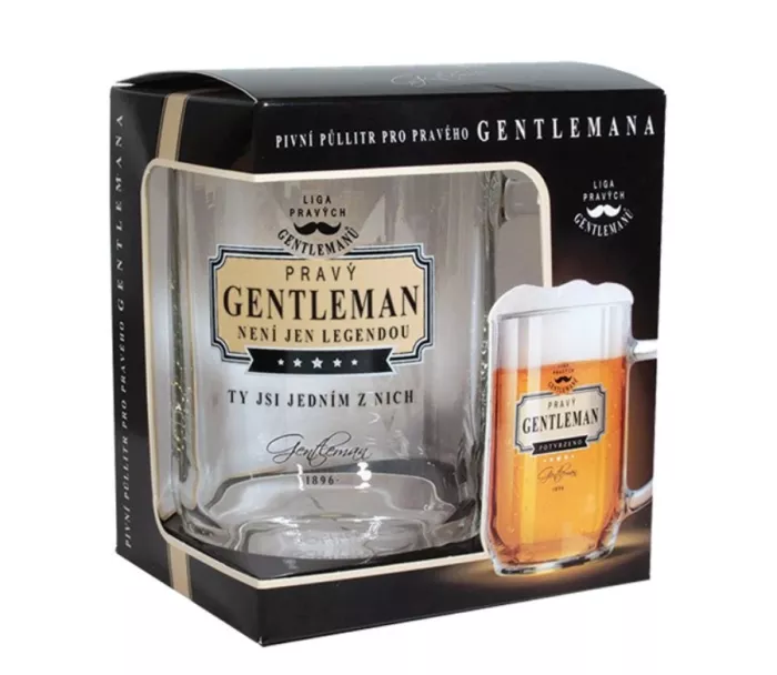 Pivní sklenice Gentleman legenda
