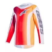 Dětský MX dres Alpinestars Fluid Portl red/grey