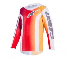 Dětský MX dres Alpinestars Fluid Portl red/grey