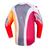 Dětský MX dres Alpinestars Fluid Portl red/grey