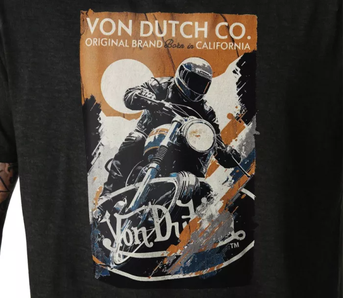 Pánské tričko Von Dutch Poster black